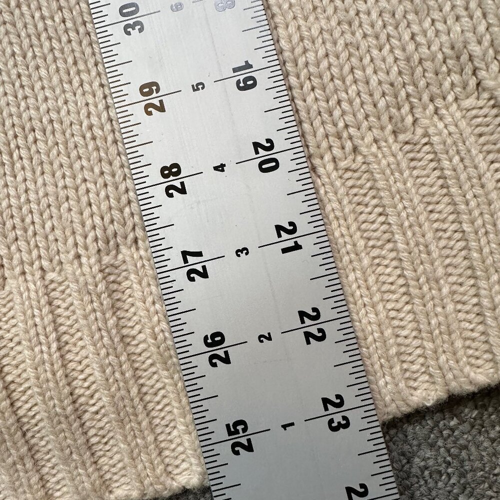 NorthCrest Wool Blend Nordic Fair Isle Brown Cottagecore Wool Mix Sweater Large - Picture 4 of 5